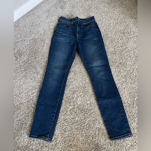 Women’s Madewell Curvy High Rise Skinny Jeans (size 25)